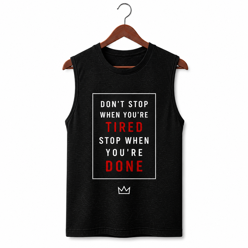 Don't Stop Black Men's Graphic Tank Top