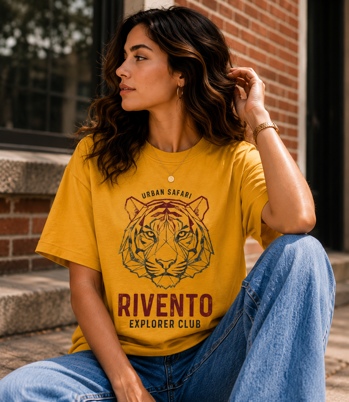 Women Rivento Club Tiger Graphic T-Shirt