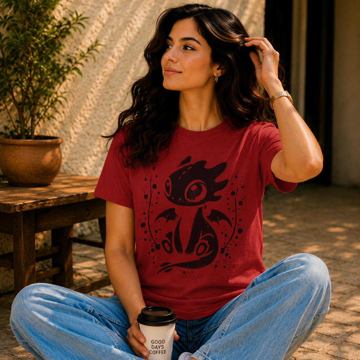 Toothless Dragon Aesthetic Women T-Shirt