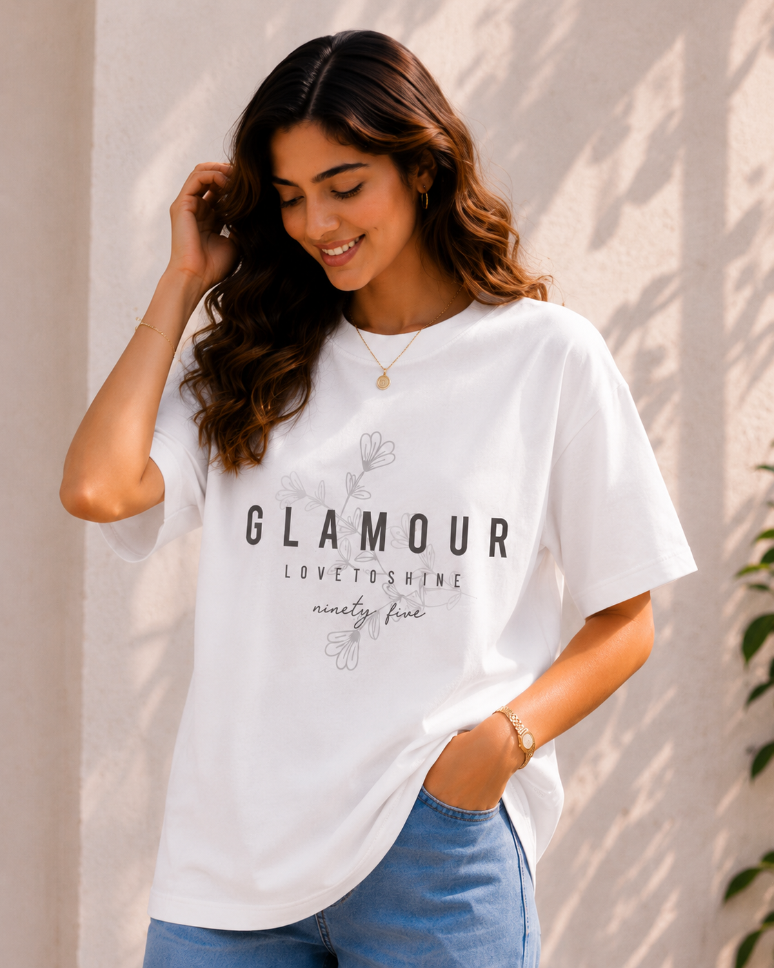 Women Timeless Glamour Oversized T-Shirt