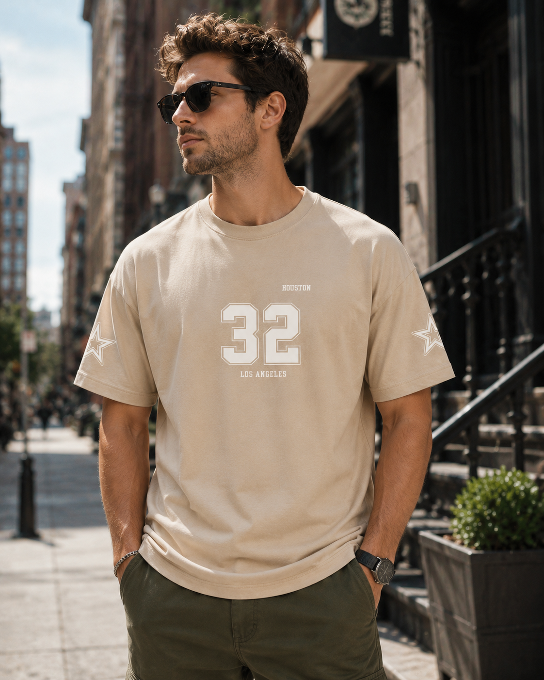 Athletic 32 Peach Men's Classic Fit T-Shirt