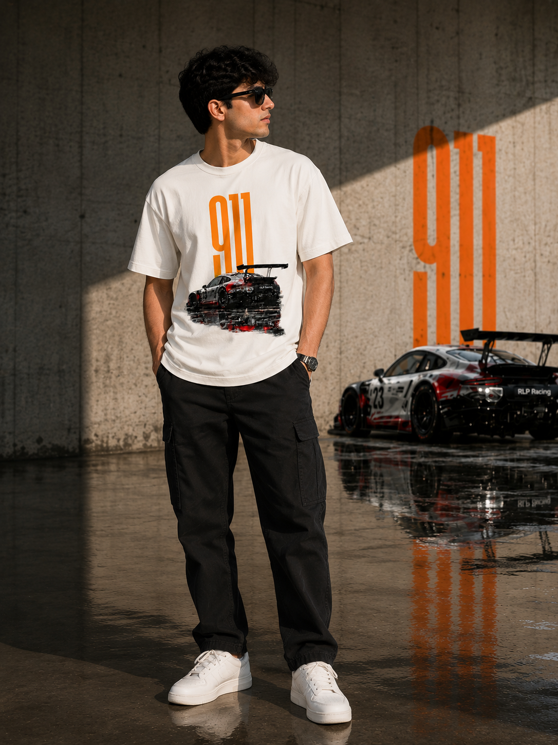 Buy 911 Velocity Graphic T-Shirt India