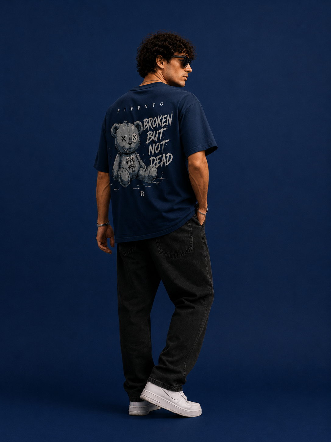 Broken But Unbroken Oversized Graphic T-Shirt for Men
