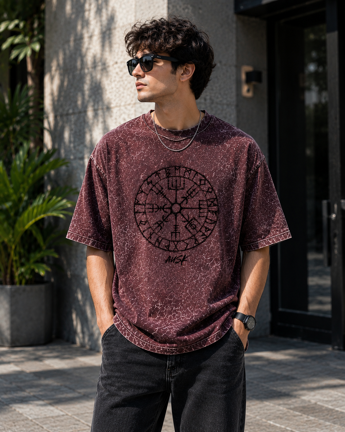 viking compass t-shirt online