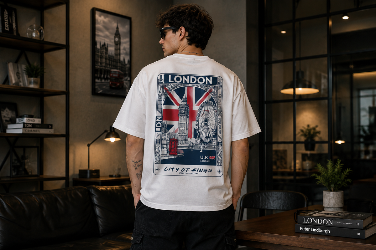 London Kings Oversized Graphic T-Shirt Online