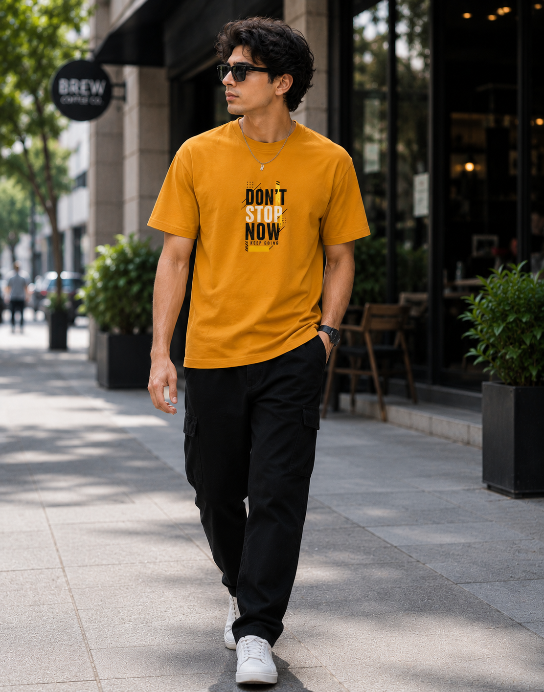 Don't Quit Mustard Men's Classic Fit T-Shirt