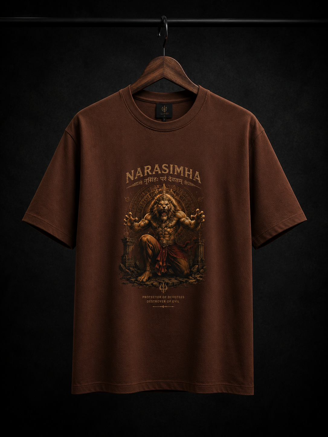Narasimha Brown Men's Classic Fit T-Shirt