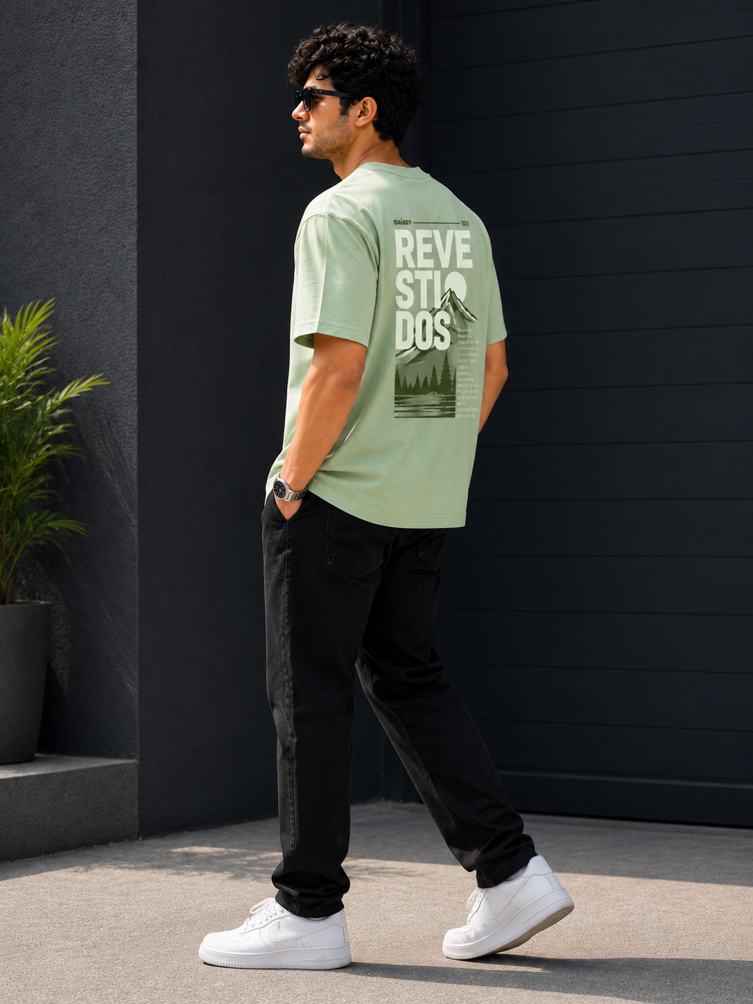 Reventidos Sage Green Men's Classic Fit T-Shirt
