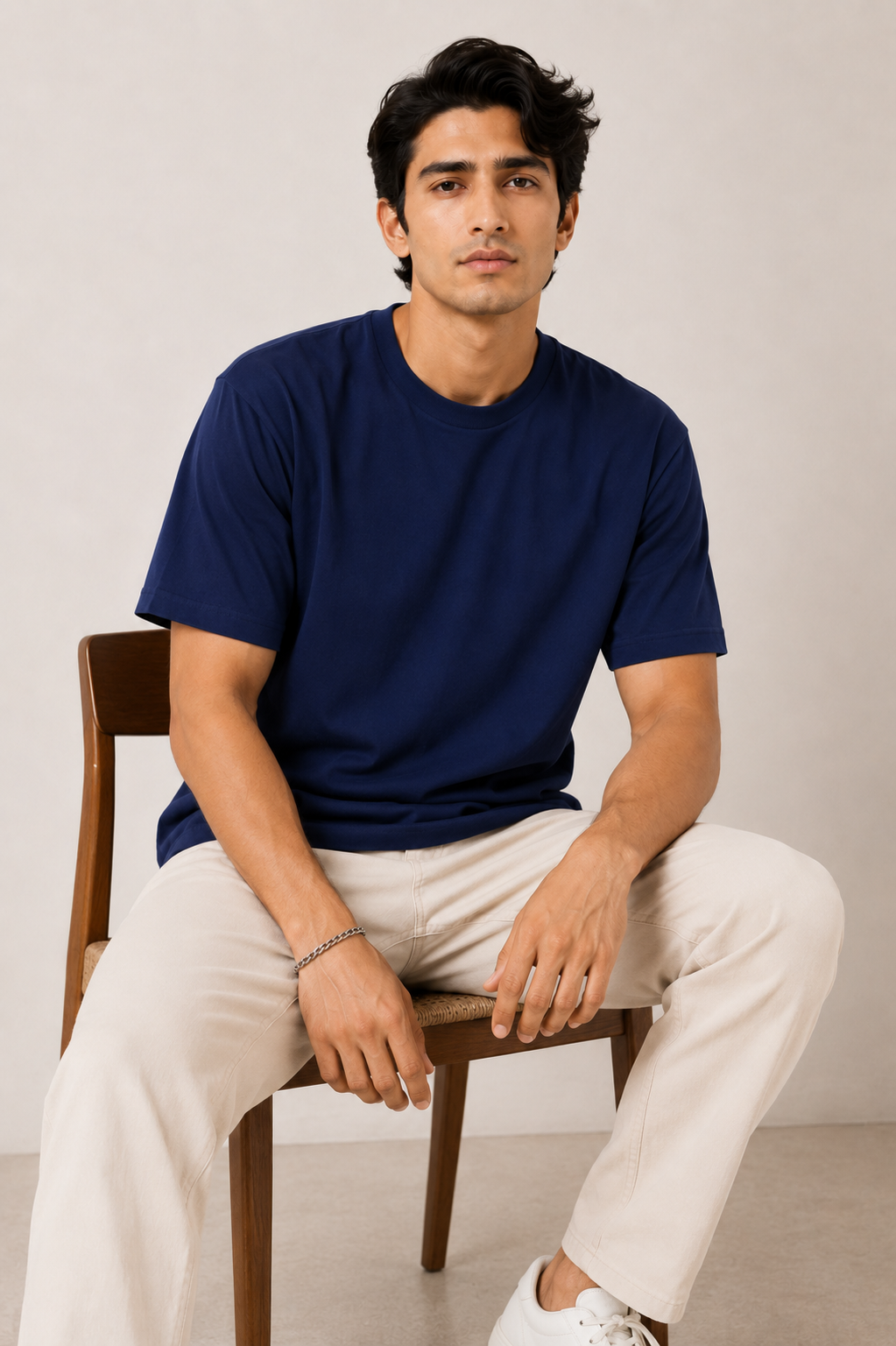 Royal Blue Premium Solid Classic Fit T-Shirt
