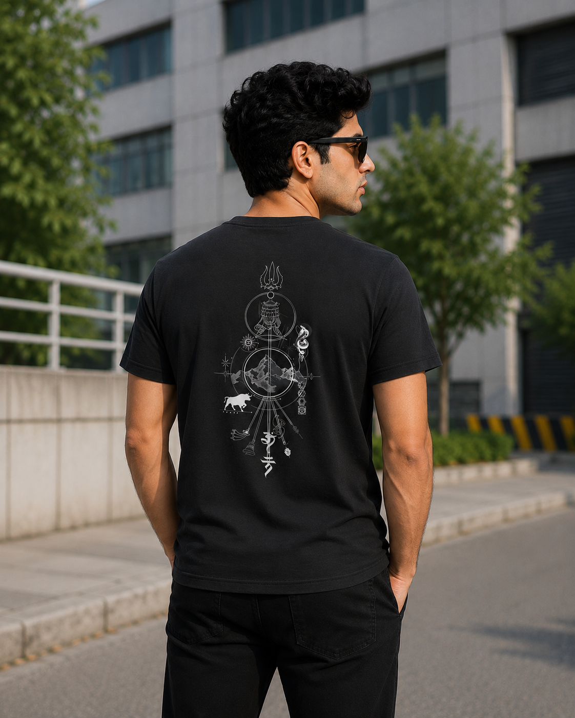 Mystic Shiva Black Men's Classic Fit T-Shirt