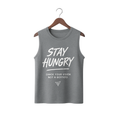 Stay Hungry Grey Tank Top