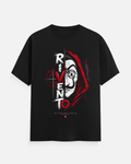 Rivento Heist Graphic in Black - Rivento Fashion oversized t-shirt for men