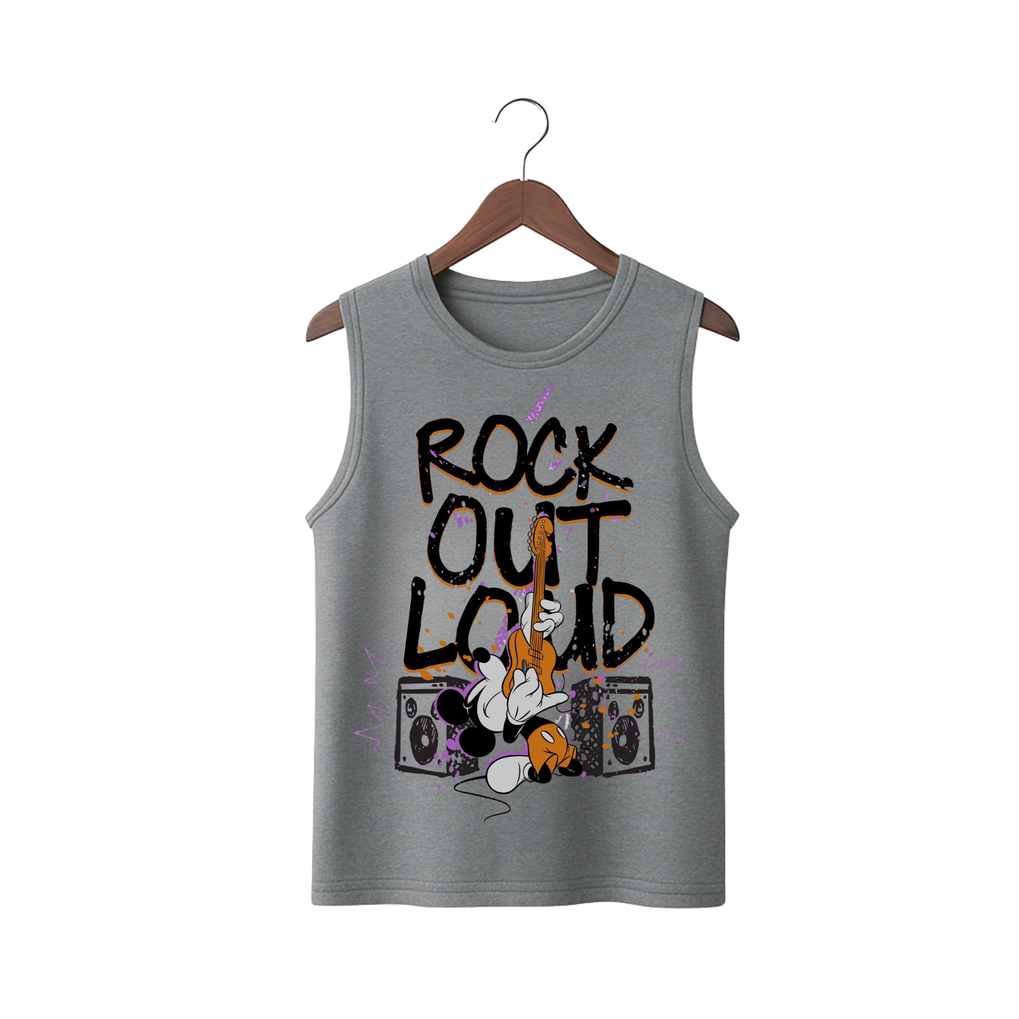 Grey Tanktop with Graphic