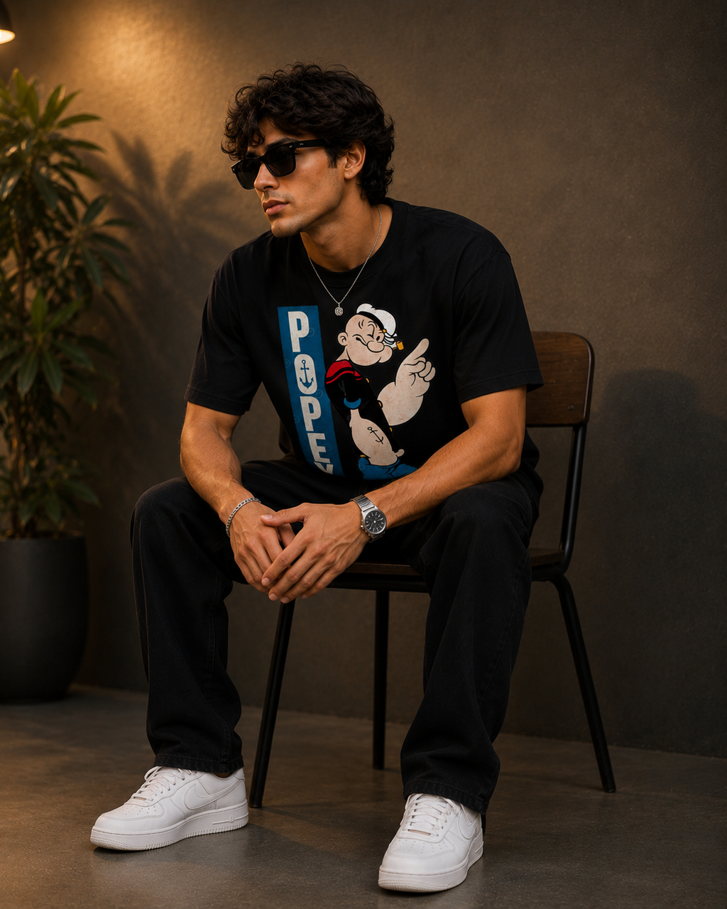 Popeye Graphic Men Classic Fit T-Shirt