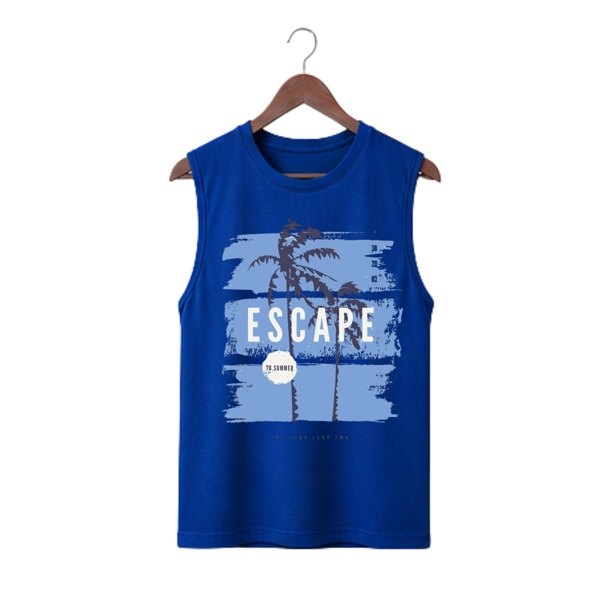 Royal Blue Tanktop with Graphic