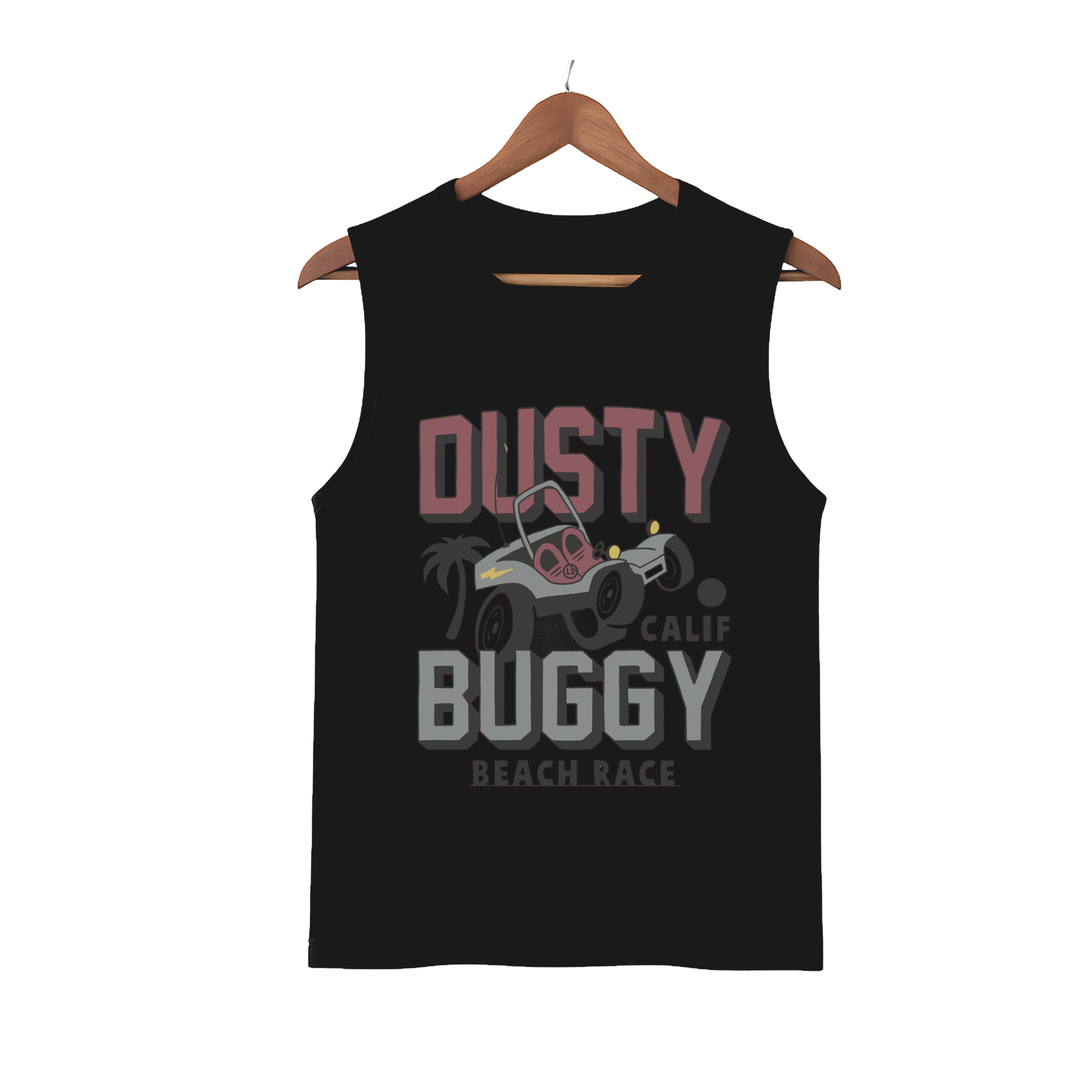 Dusty Black Tank Top