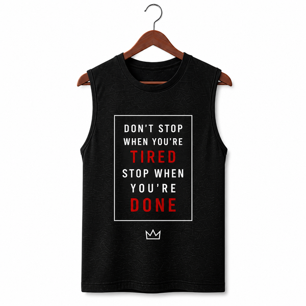 Don't Stop Black Men's Graphic Tank Top