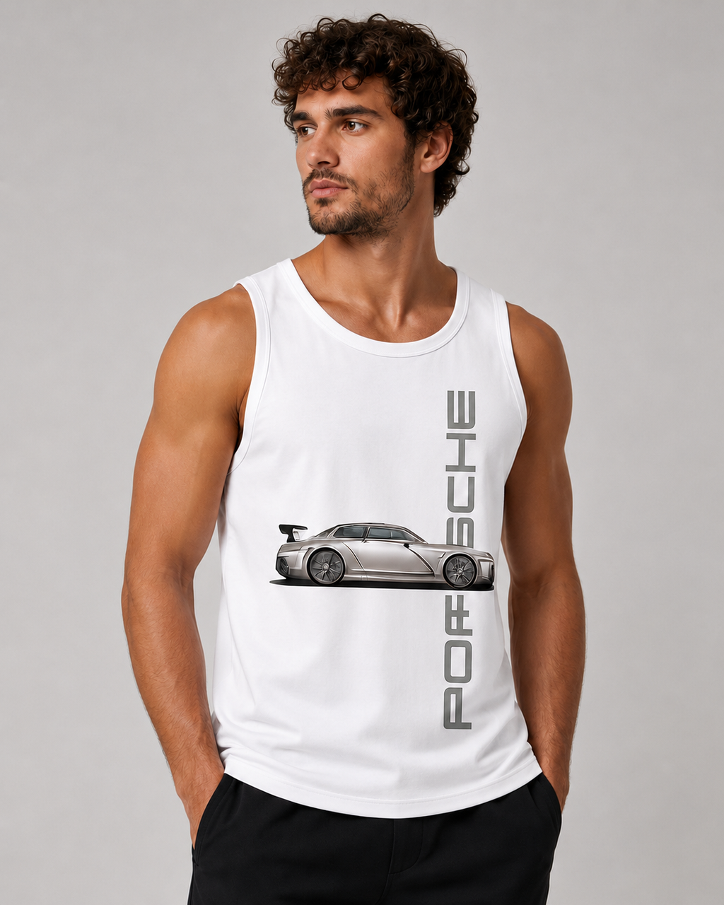 Porsche Motorsport White Tank Top