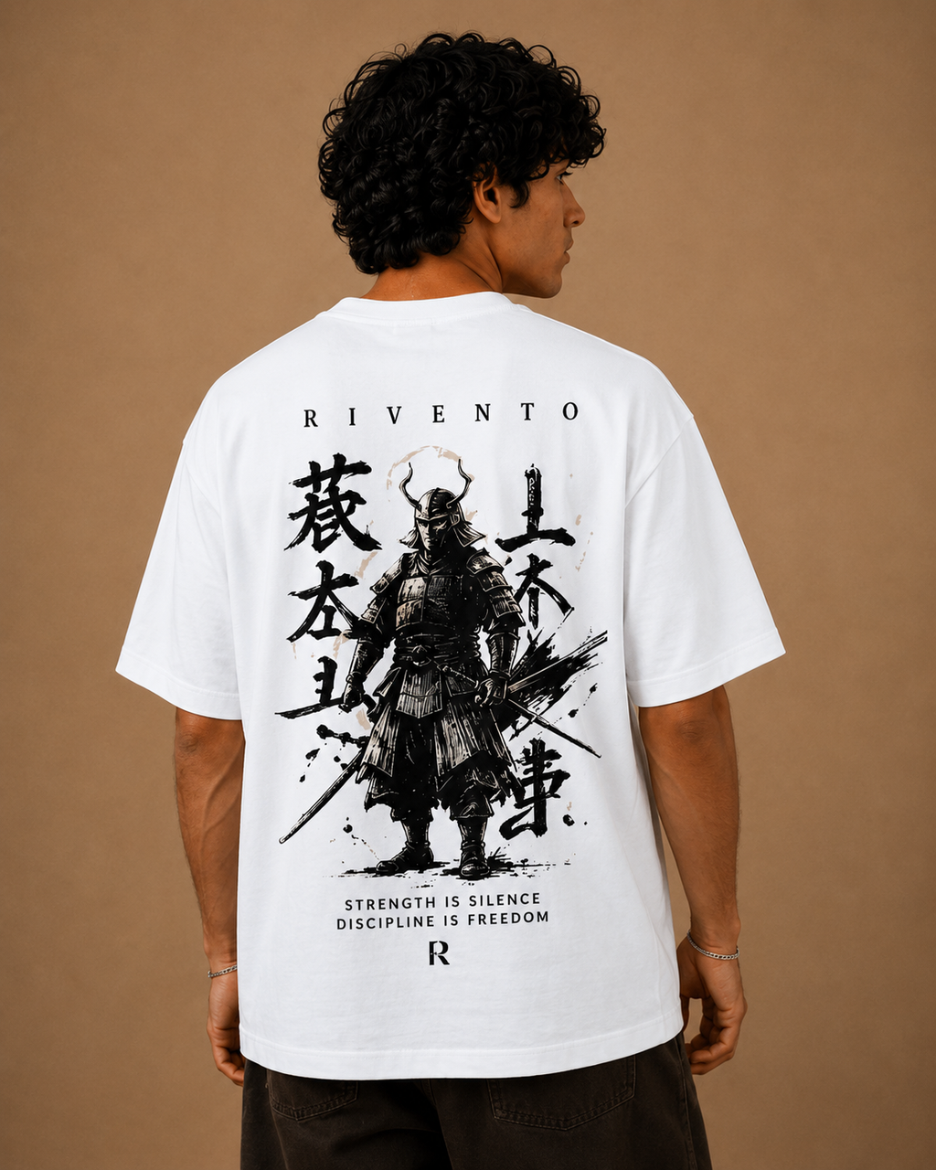 Samurai Warrior Oversized T-Shirt for Men
