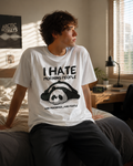 I Hate Morning People Panda Graphic Men Classic Fit T-Shirt