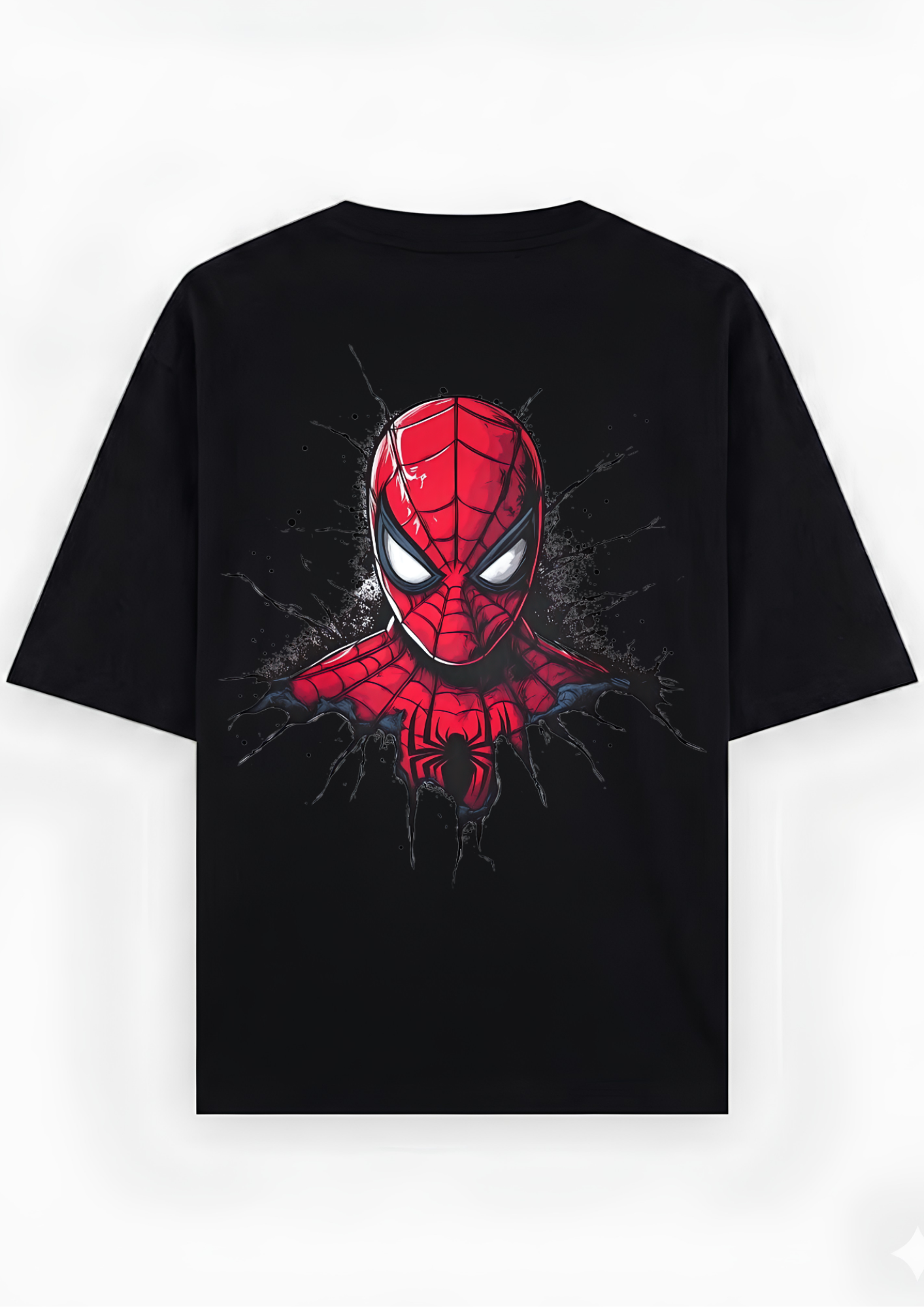 Spiderman T-Shirt in Black - Rivento Fashion oversized t-shirt for men
