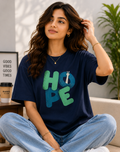 Women Choose Hope Statement Oversized T-Shirt
