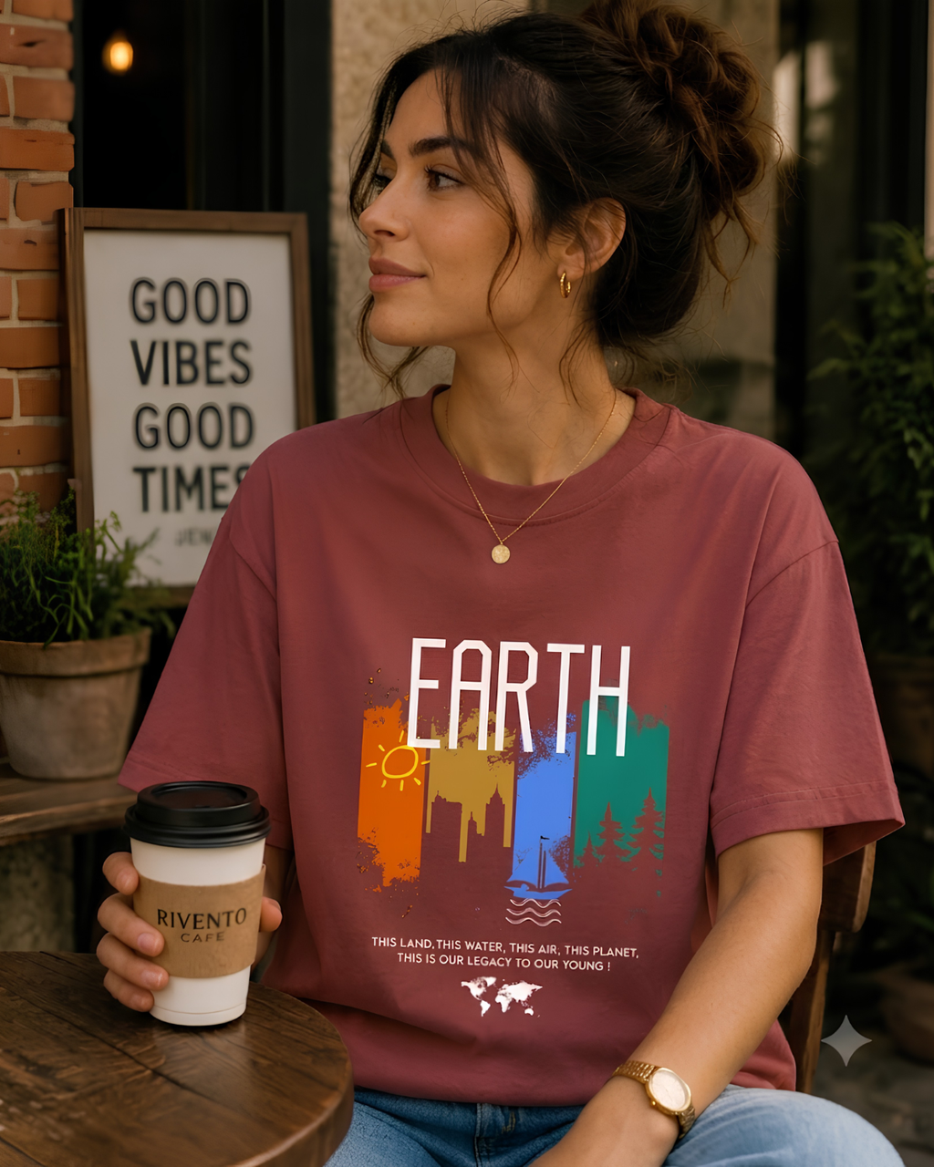 Women Earth Legacy Graphic T-Shirt
