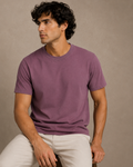 Softcore Men's Premium Mauve Classic Fit Solid T-Shirt