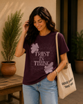 Women Trust In Timing Typography T-Shirt