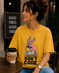 Women Savage Bunny Graphic T-Shirt
