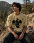 Wild Buffalo Graphic Oversized T-Shirt for Men
