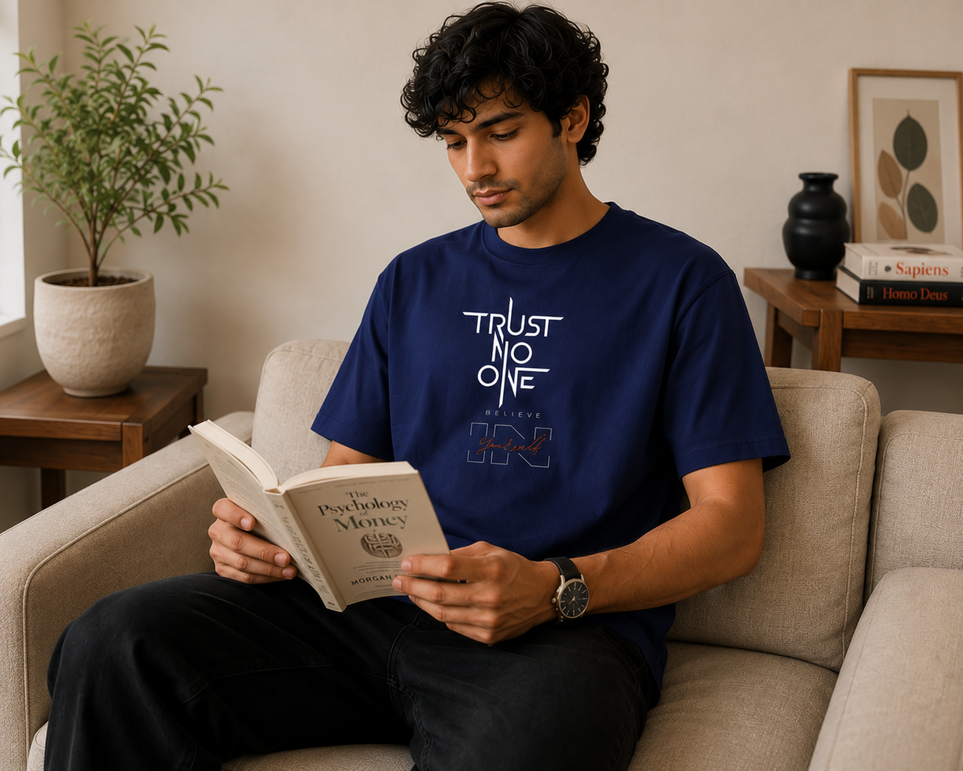 Trust No One Believe in Yourself Men Classic Fit T-Shirt