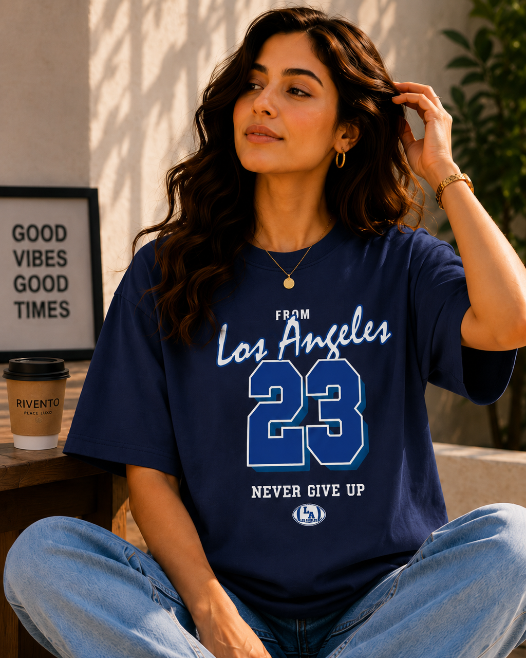 Women Los Angeles Oversized T-Shirt