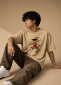 Luffy Warrior Oversized Graphic T-Shirt for Men