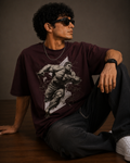 Unleash the Titan Oversized Graphic T-Shirt for Men