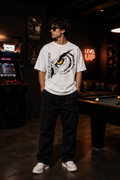 Night Watcher Oversized Graphic T-Shirt for Men