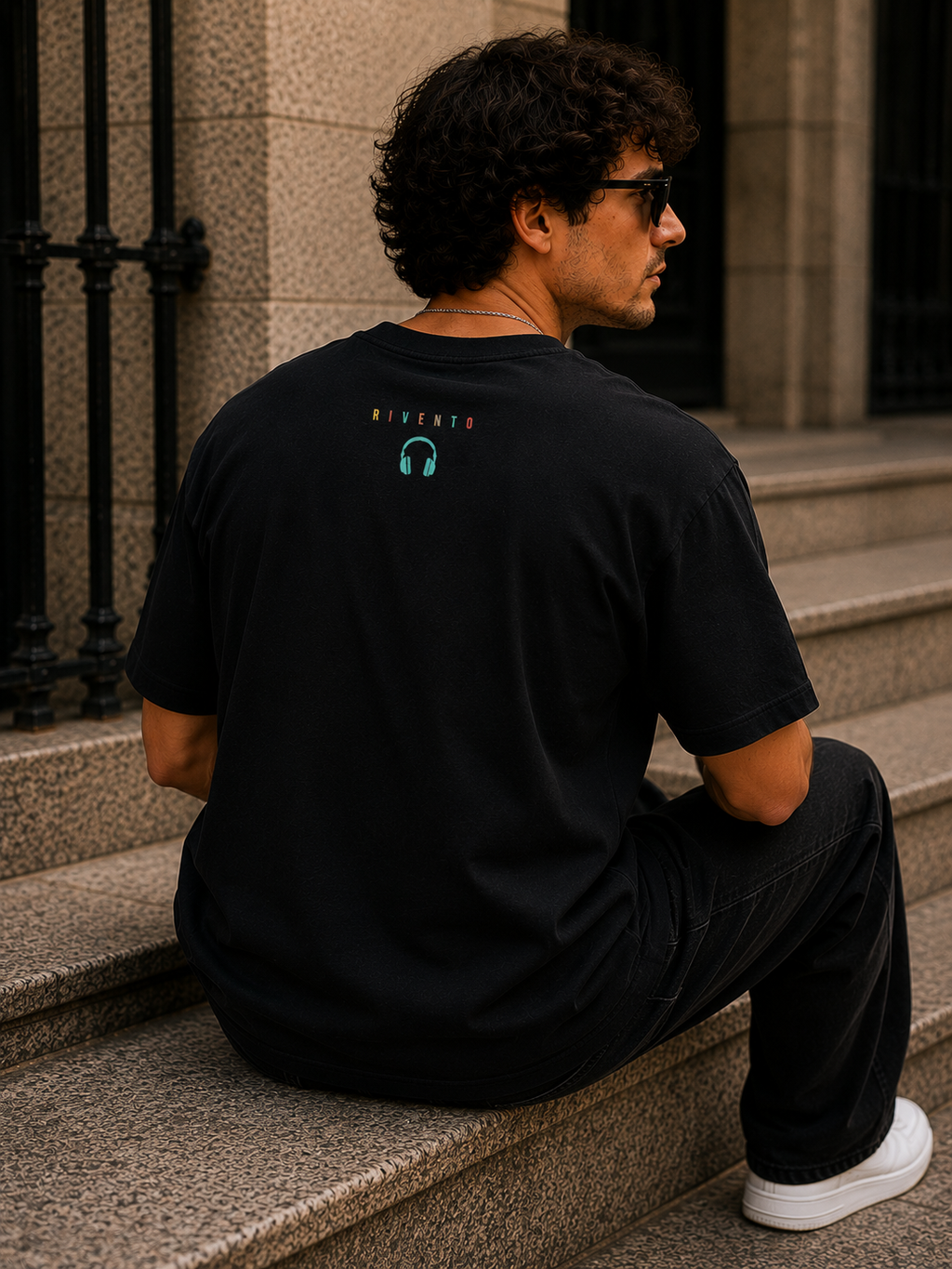 Rise and Conquer Oversized Graphic T-Shirt for Men