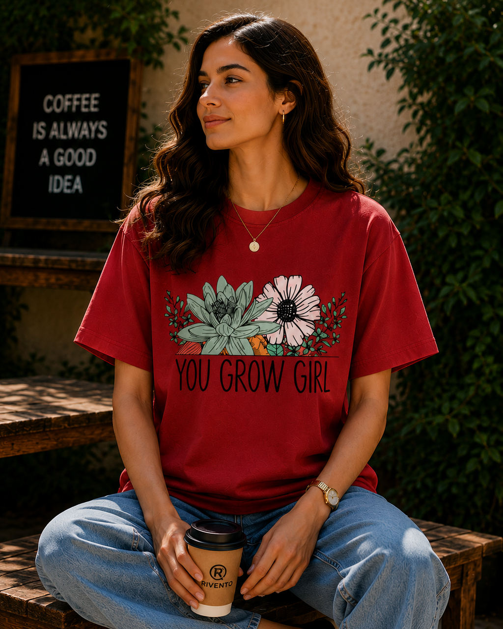 Women You Grow Girl Graphic T-Shirt