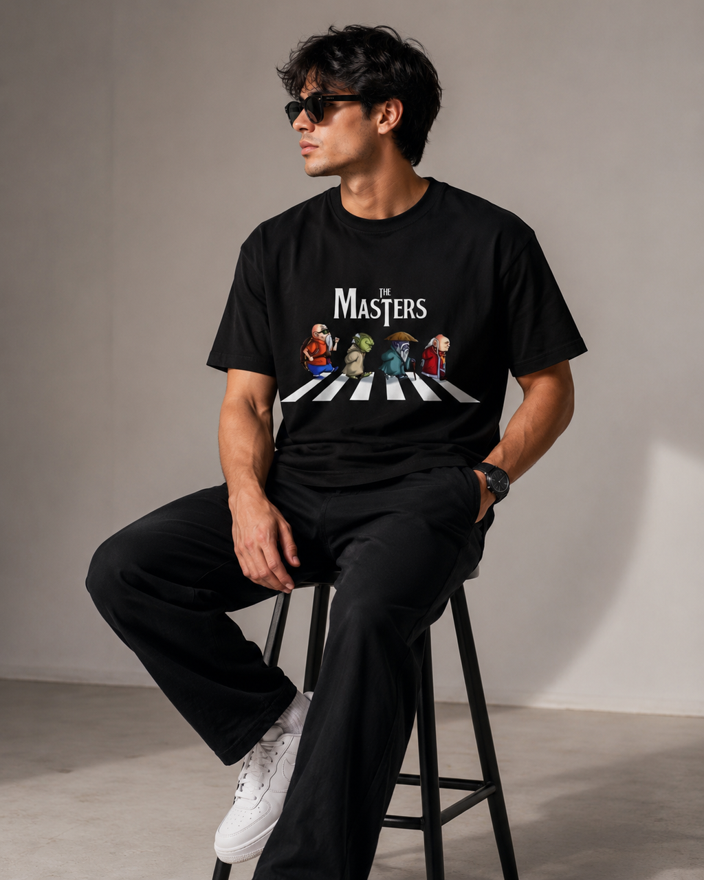 The Masters Men Classic Fit Anime Graphic T-Shirt