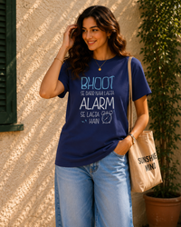 Morning Struggle Typography Women T-Shirt