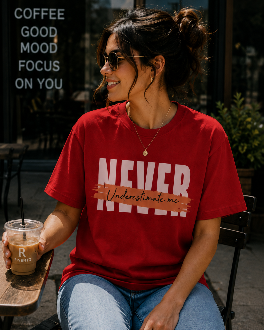 Women Minimal Motivational Typography T-Shirt