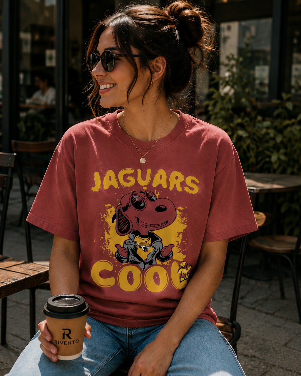Women Cool Snoopy Cartoon Graphic T-Shirt