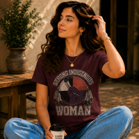 Women Strong Indigenous Woman Graphic T-Shirt