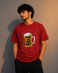 Sun Set Mein Set Men Classic Fit Funny Beer Graphic T-Shirt