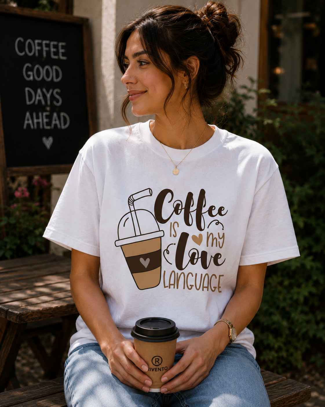 Women Coffee Is My Love Language T-Shirt