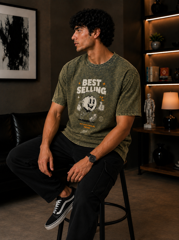Best Self Oversized Graphic T-Shirt