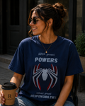 With Great Powers Women  Graphic T-Shirt