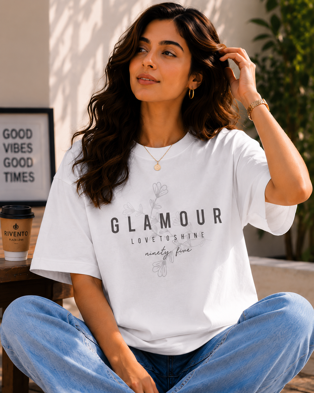 Women Timeless Glamour Oversized T-Shirt