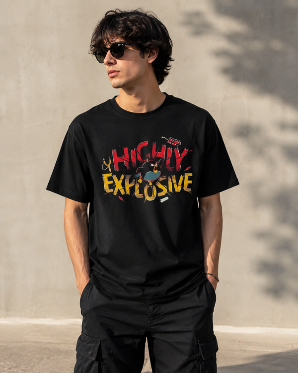 Highly Explosive Graphic Men Classic Fit T-Shirt