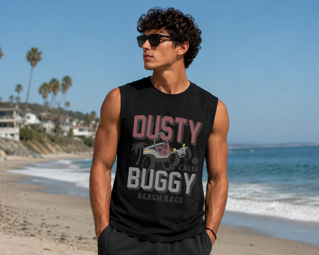 California Buggy Black Tank Top